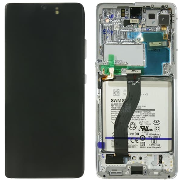Samsung Galaxy S21 Ultra 5G Original Skärm med Batteri – Silver