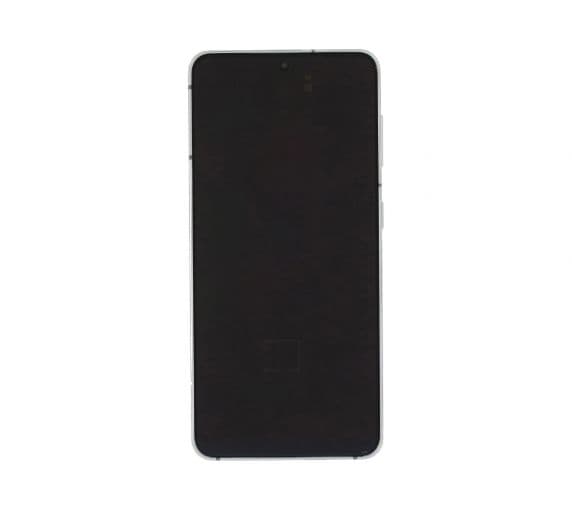 Samsung Galaxy S21 5G Original Skärm med Kamera – Vit