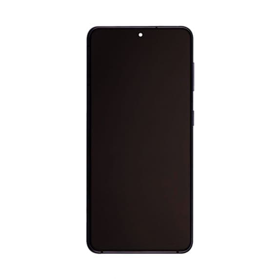 Samsung Galaxy S21 5G Original Skärm med Kamera – Grå
