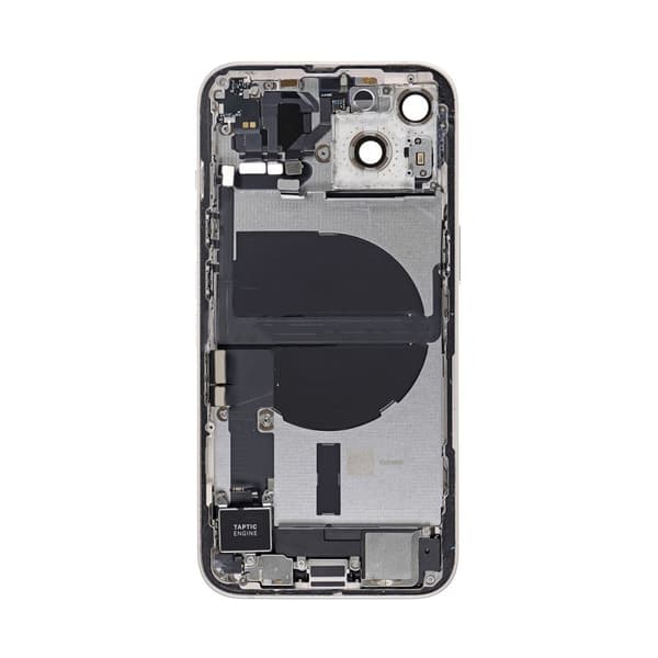 iPhone 13 Baksida med Komplett Ram - Vit