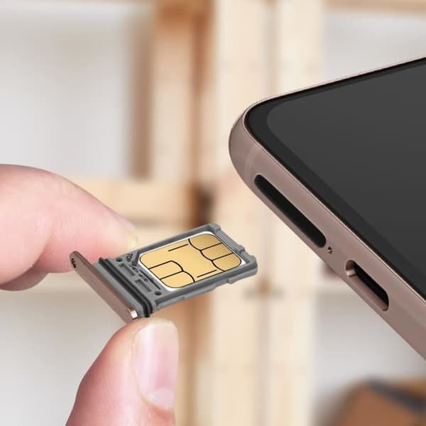 Ersättningsfack för SIM-kort för Samsung Galaxy S21 Lila