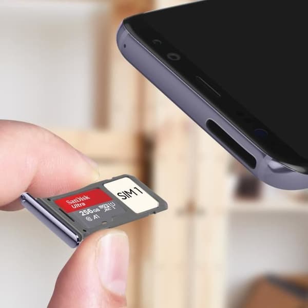 Samsung Galaxy S8 och S8 Plus ersättningsfack för SIM-kort lila