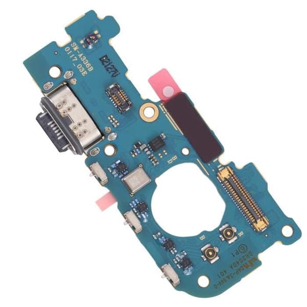 USB-C laddningskontakt - Samsung - Galaxy A33 5G - Servicepack - Inbyggd mikrofon - Svart