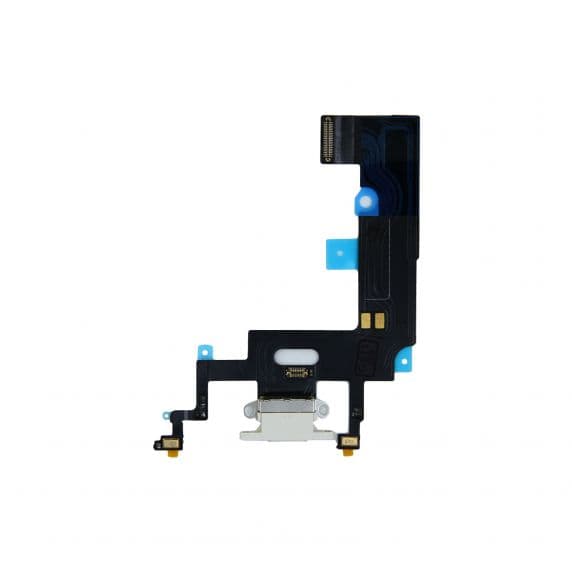 iPhone XR Laddkontakt med Flexkabel – Vit