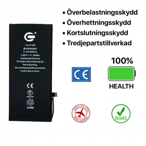 iPhone XR Batteri – Hög Kvalité