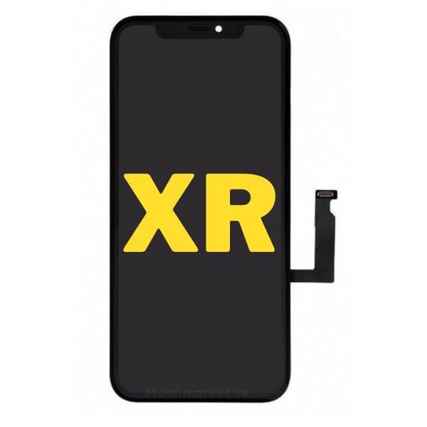 iPhone XR Skärm LCD Display Glas – Svart