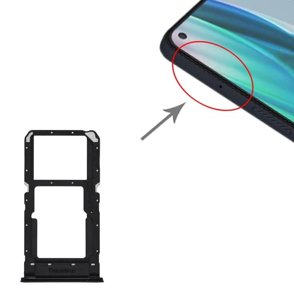 OnePlus Nord N10 5G Simkortshållare - Svart