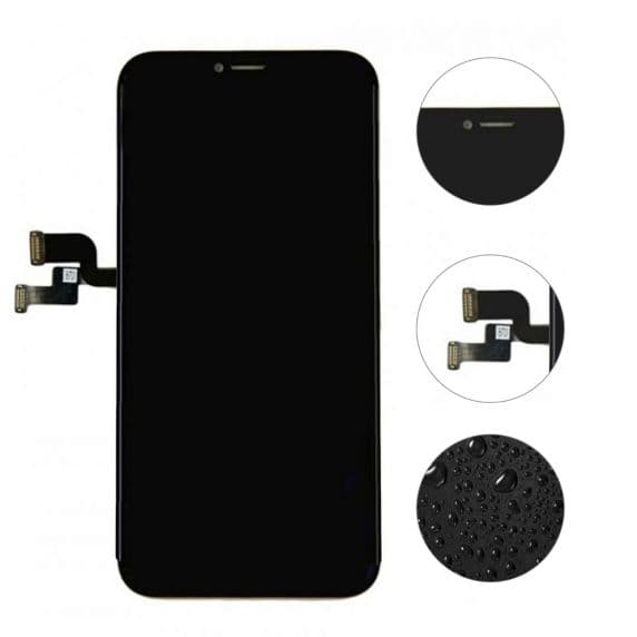iPhone X Soft OLED Skärm Display Glas för Skärmbyte