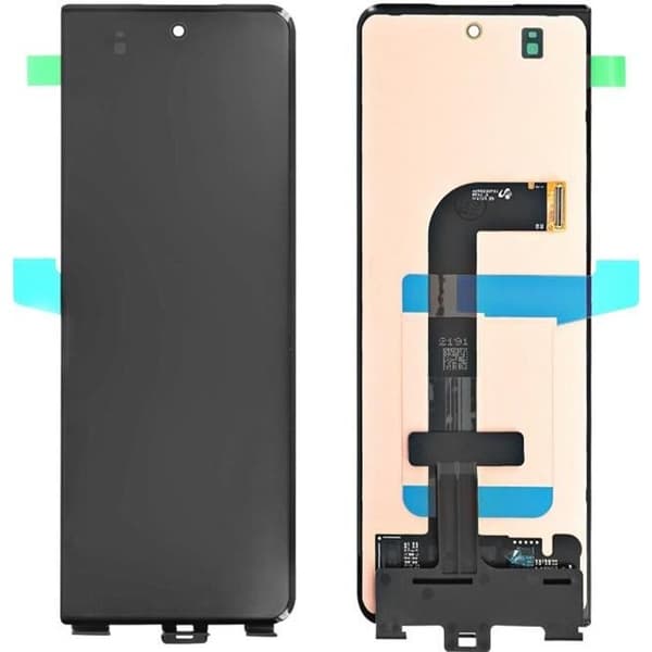 LCD-skärm - SAMSUNG - Galaxy Z Fold 3 5G - Original - Svart - Lätt installation