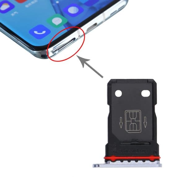 OnePlus 9 Pro Simkortshållare – Sliver