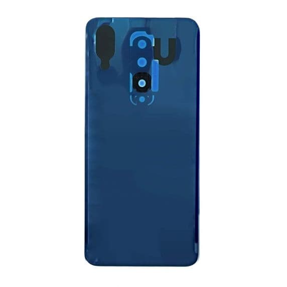 OnePlus 7 Pro Baksida/Batterilucka med tejp – Blå