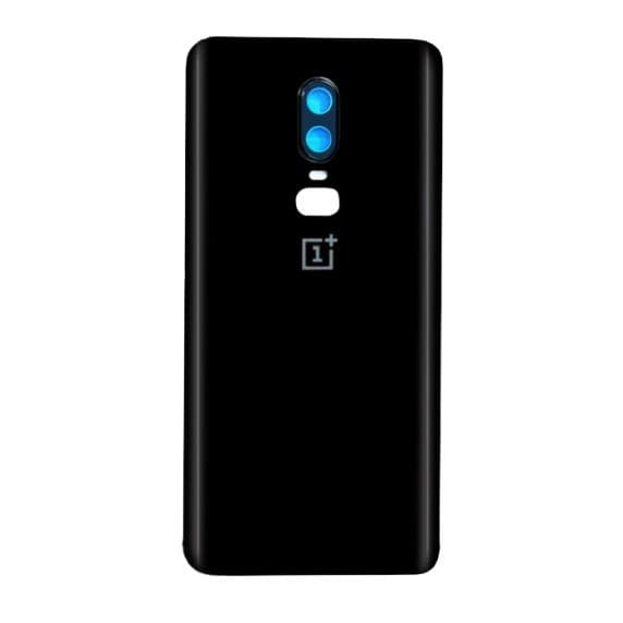 OnePlus 6 Original Baksida/Batterilucka med Tejp – Spegel Svart