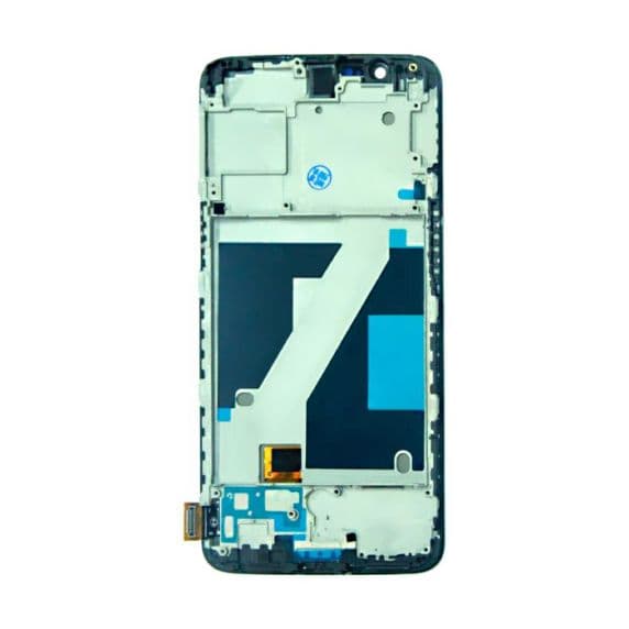 OnePlus 5T Skärm/Display med Ram – Svart