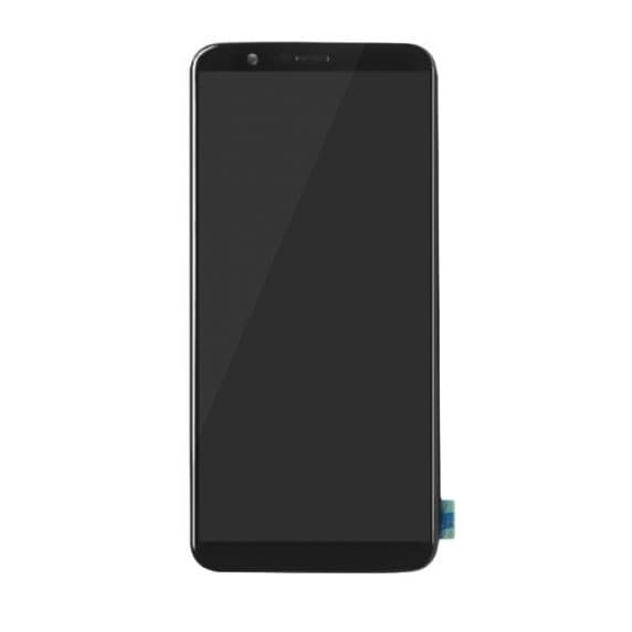 OnePlus 5T Skärm/Display med Ram – Svart
