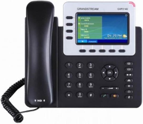 Grandstream Networks GXP-2140 - VoIP-telefon - Sort