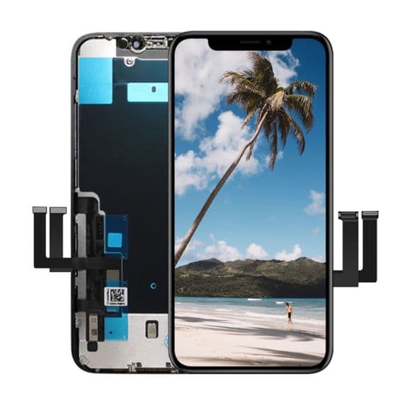iPhone 11 Skärm med LCD Display Glas AAA Premium – Svart