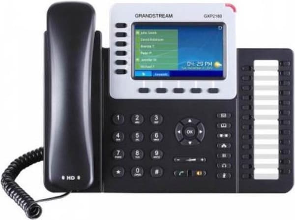 Grandstream Networks GXP-2160 - VoIP-telefon - Sort