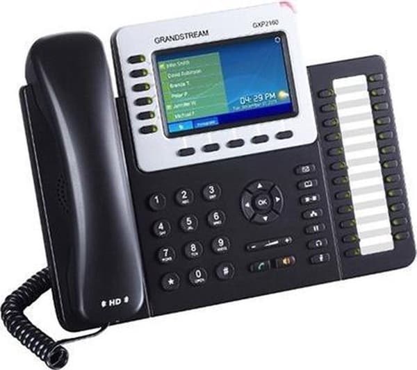 Grandstream Networks GXP-2160 - VoIP-puhelin - musta musta