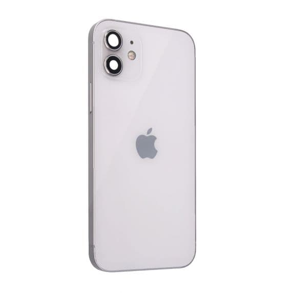 iPhone 12 Baksida/Komplett Ram - Vit