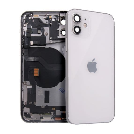 iPhone 12 Baksida/Komplett Ram - Vit