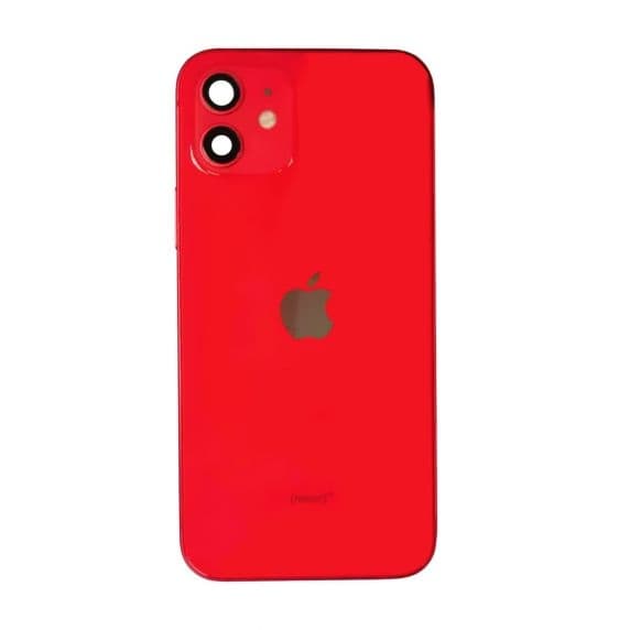iPhone 12 Baksida/Komplett Ram - Röd