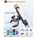 Miniatyrbild 6 av 6: Motorcycle Phone Mount, JOYROOM Bicycle Phone Holder, Universal Mountain/Road Bike Handlebar, Bike Phone Mount, Flexible Adjustable Angle, Anti-Slip S