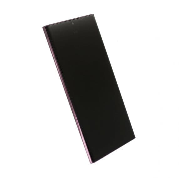 Samsung Galaxy S22 Ultra (S908B) Skärm med Display Original - Burgundy