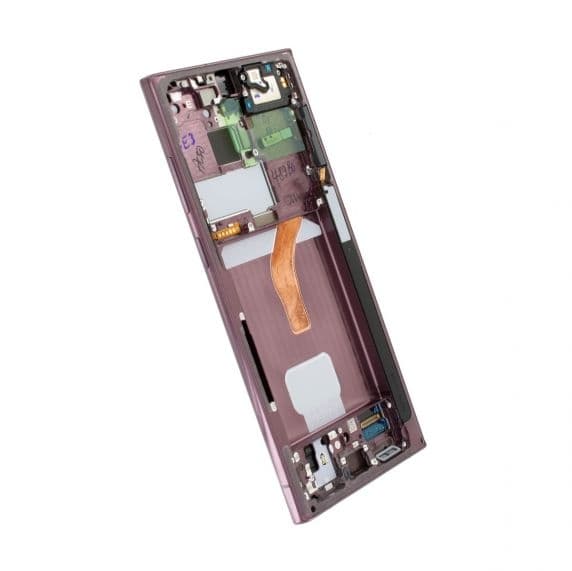 Samsung Galaxy S22 Ultra (S908B) Skärm med Display Original - Burgundy