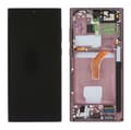 Miniatyrbild 1 av 6: Samsung Galaxy S22 Ultra (S908B) Skärm med Display Original - Burgundy