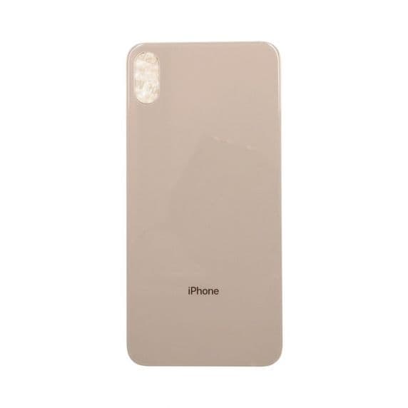 iPhone XS Max Baksida Med Bakglas - Guld