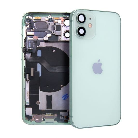 iPhone 12 Mini Baksida/Komplett Ram - Grön
