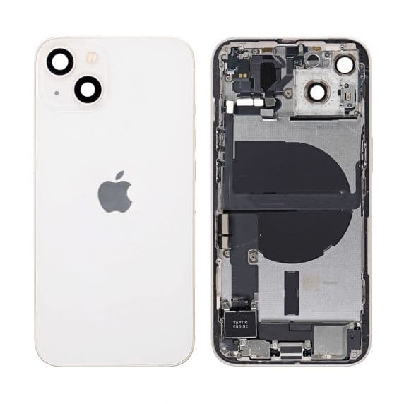 iPhone 13 Baksida/Komplett Ram - Vit