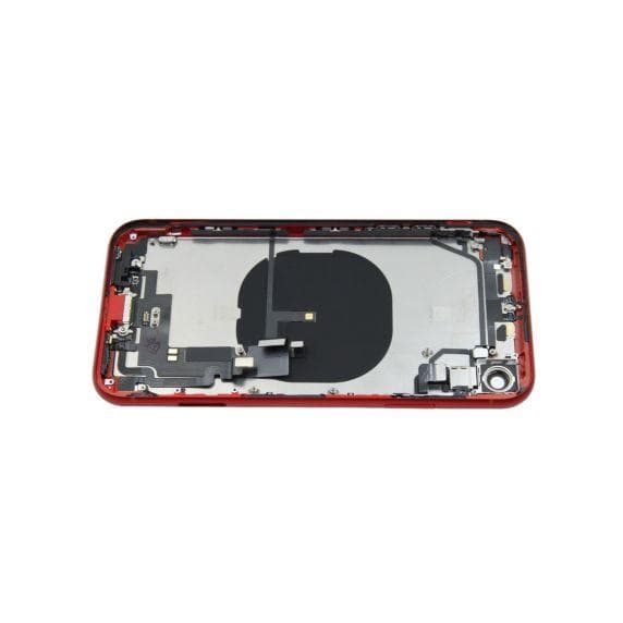 iPhone XR Baksida med Komplett Ram - Röd