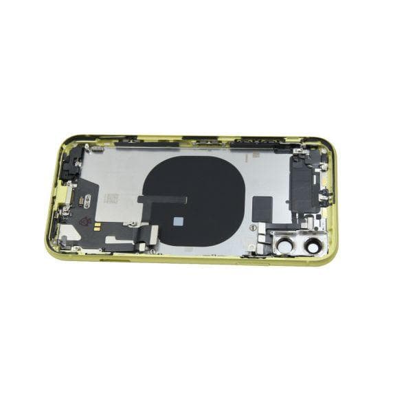iPhone 11 Baksida Med Komplett Ram - Gul