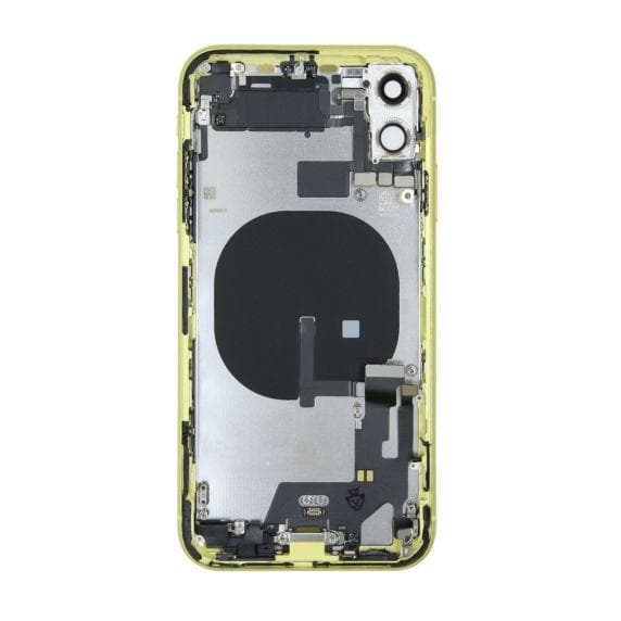 iPhone 11 Baksida Med Komplett Ram - Gul