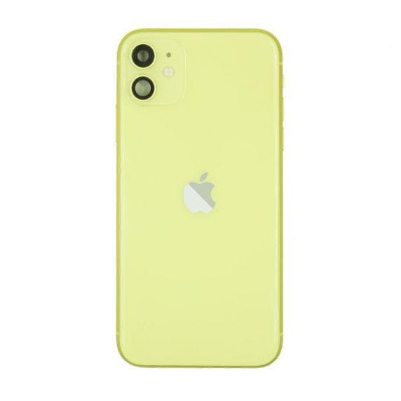 iPhone 11 Baksida Med Komplett Ram - Gul