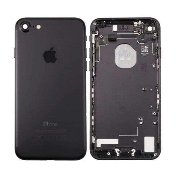 iPhone 7 Baksida Med Komplett Ram - Svart