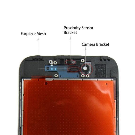 iPhone 7 SC Display AAA Premium Färg Svart