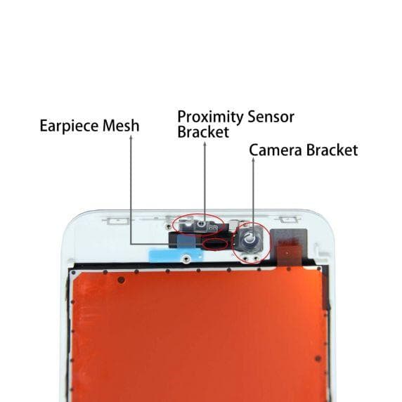 iPhone 8 In-Cell Skärm Med Display - Vit