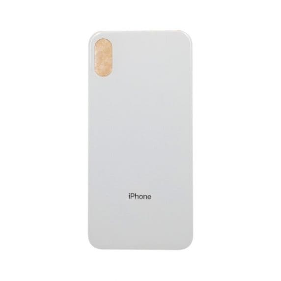 iPhone XS Baksida Med Bakglas - Vit