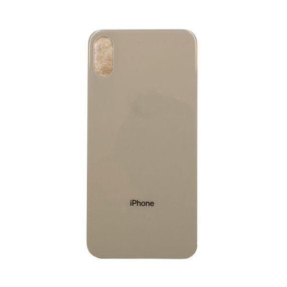 iPhone XS Baksida Med Bakglas - Guld
