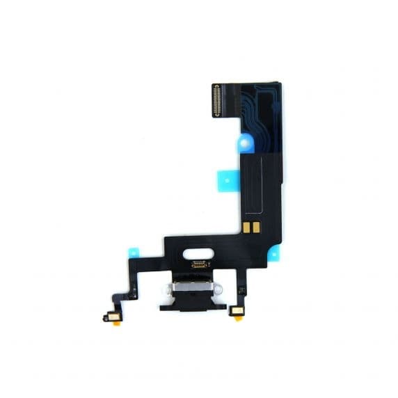 iPhone XR Laddkontakt Flexkabel Färg Svart