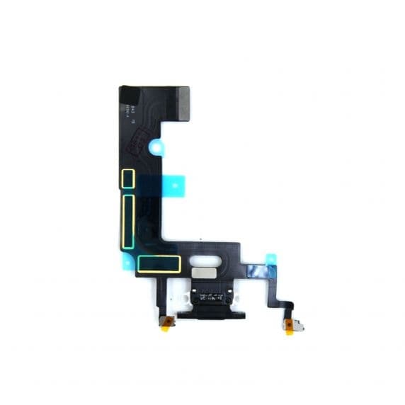 iPhone XR Laddkontakt Flexkabel Färg Svart