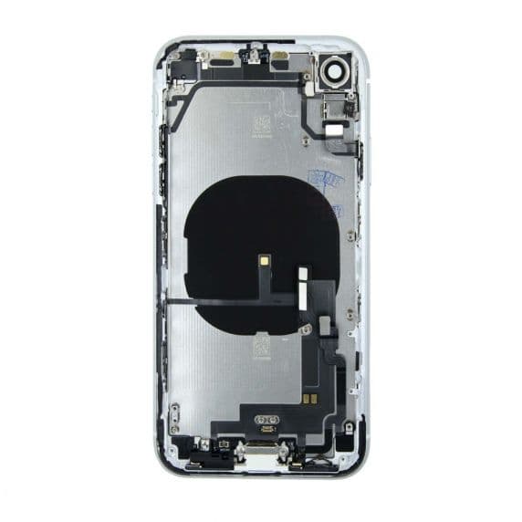 iPhone XR Baksida med Komplett Ram - Vit