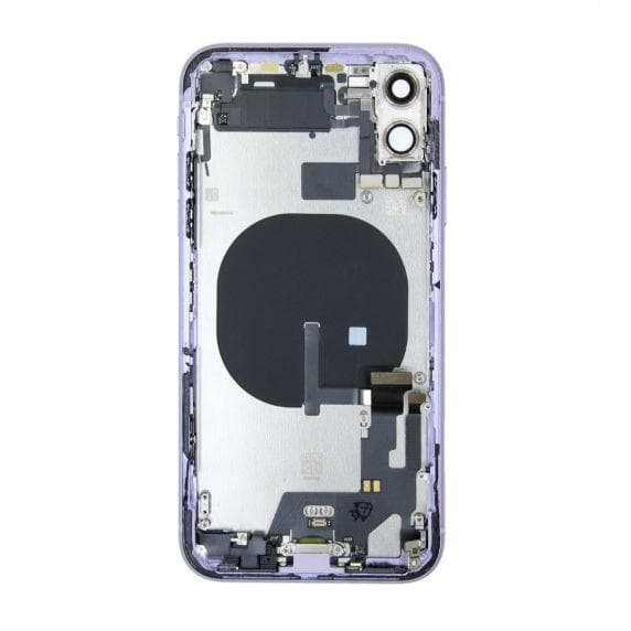 iPhone 11 Baksida med Komplett Ram - Violett