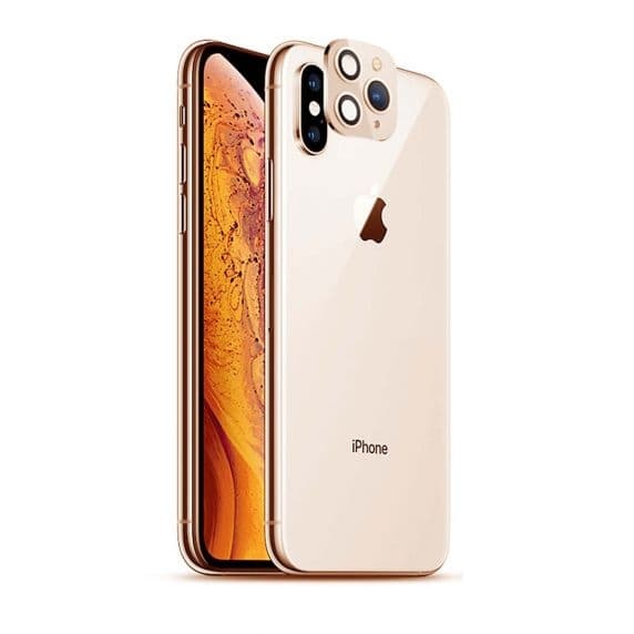 Falsk Kameralins iPhone 11 Pro/11 Pro Max till iPhone X/XS/XS Max - Guld