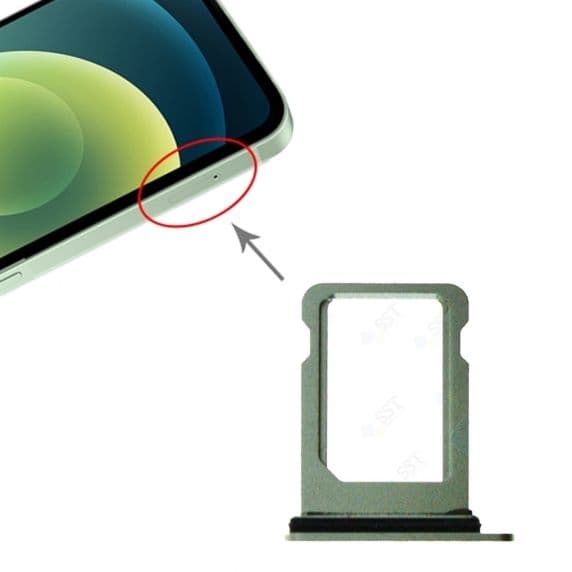 iPhone 12 Simkortshållare - Grön