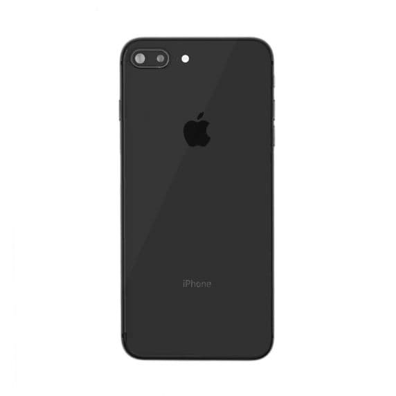 iPhone 8 Plus Baksida Med Komplett Ram - Svart
