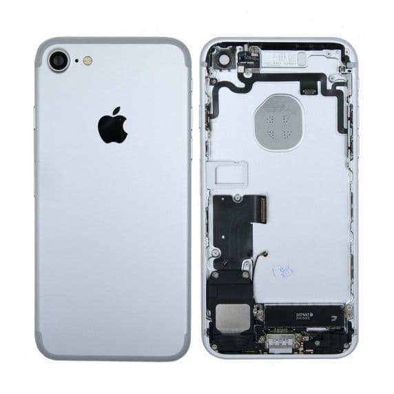iPhone 7 Baksida Med Komplett Ram - Silver