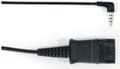 Miniatyrbild 1 av 6: Snom ACPJ 3,5 mm adapterkabel för att ansluta A100M och A100D headset till DECT-lur M25/M65/M85 eller annan telefon/smarttelefon/dator med 3,5 mm utta